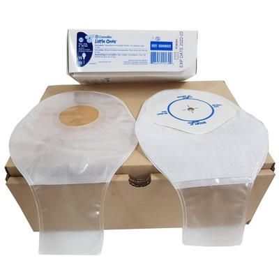Little Ones ActiveLife Ostomy Pouch One-Piece System 6 Inch Length Trim To Fit Drainable (273075_BX)