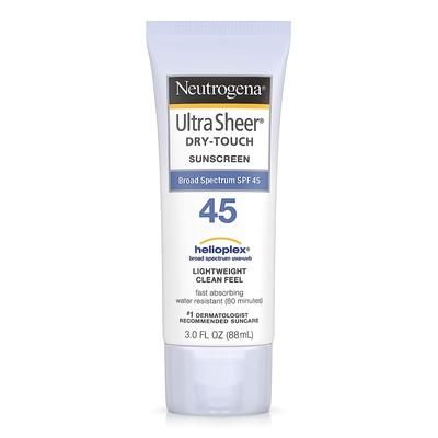 NeutrogenaUltra Sheer Dry Touch Sunscreen SPF 45 Lotion 3 oz. Tube (1228813_EA)