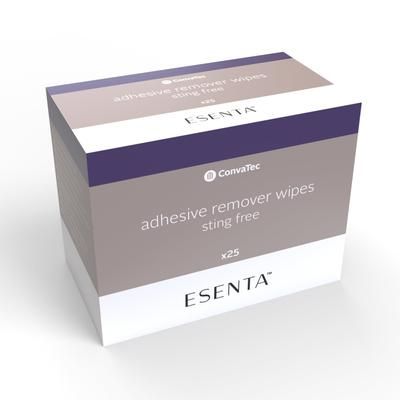 Esenta Sting Free Adhesive Remover Wipe 25 per Box (1218925_BX)