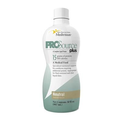 ProSource Plus Oral Supplement Neutral Flavor Liquid 30 oz. Bottle (709714_EA)