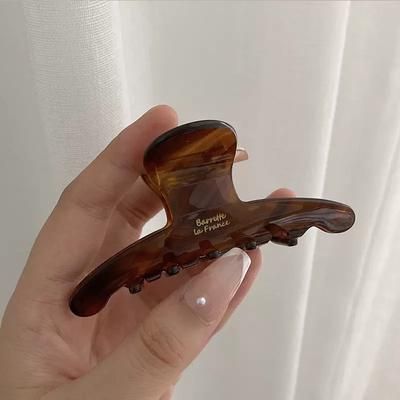 Elegant Vintage Hair Clips For Women High Quality Acetate Hair Claw Clip 2