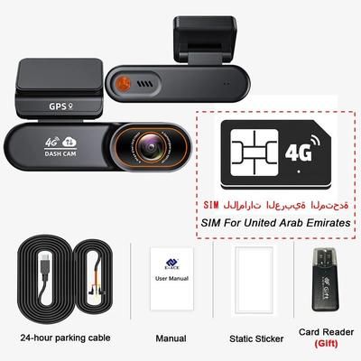 E ACE 4G Dash Cam With Remote Access GPS Collision Alert And Real Time Playback 64 Gb ae