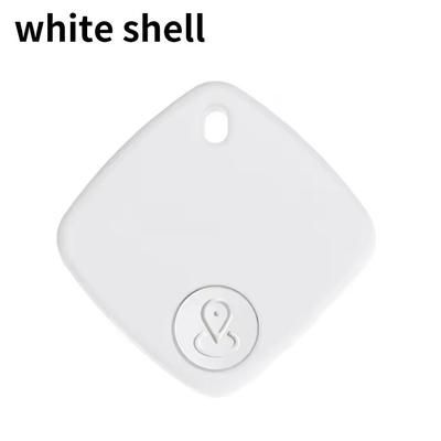 Mini Bluetooth GPS Tracker Tag For Pets Kids And Keys Works With Apple Find My white