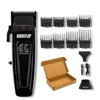 Professional Electric Hair Clipper With Adjustable DLC Blade And Base black standard