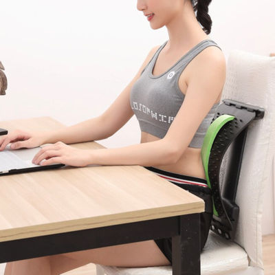 Chiropractor Board Multi Level Back Stretcher Perfect Gift For Back Pain Relief Green