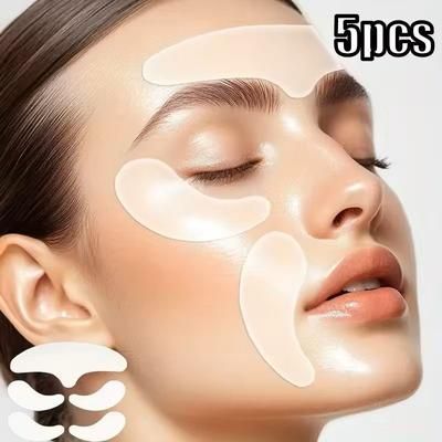 6 Piece Reusable Silicone Anti Wrinkle Pads 5pcs