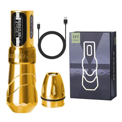 Tattoo Pen Machine With 2400mAh Battery, Stroke, Coreless Motor, Rechargeable Rotary Tattoo Gun For Artists 7
