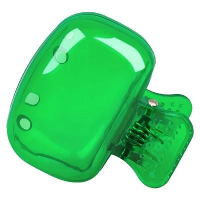 Travel Toothbrush Head Covers, Protective Snap On Clip For Hygiene & Portability green