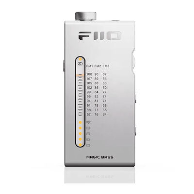 FiiO RR11 Portable HiFi FM Stereo Radio With 3D Bass And Analog Tuning silver
