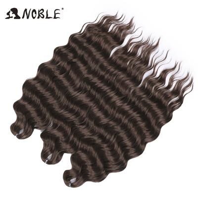 Noble Hair Synthetic Loose Deep Wave Braiding Hair Extensions Ombre Blonde Twist Crochet Curly Water Wave Braid hpd107 24inches 60cm