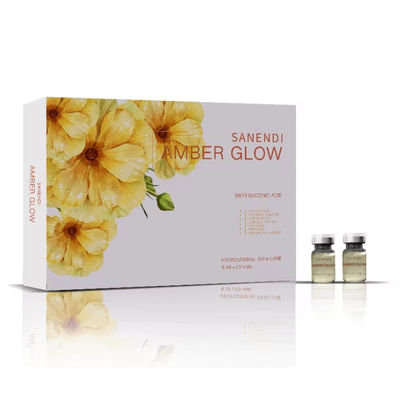 Sanendi Pink Glow PDRN Peptide Serum For Skin Brightening And Fine Line Care amber Glow