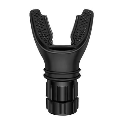 Adjustable Lung Breathing Trainer For Lung Capacity And Endurance black