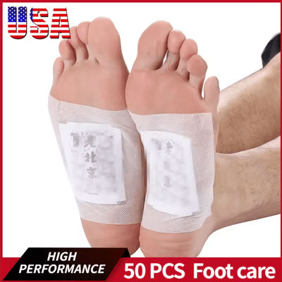Old Beijing Bamboo Vinegar Foot Patches 50 Pack For Sleep And Stress Relief Old Beijing Bamboo Vinegar Foot Patches 50 Pack For Sleep And Stress Relief