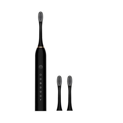Sonic Electric Toothbrush For Adults, Waterproof USB Rechargeable With DuPont Brush Head & High Frequency Cleaning Mode black