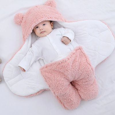 Premium Baby Teddy Blanket Soft & Cozy Gift For Newborns, Perfect Baby Blanket Pink 3 To 6M