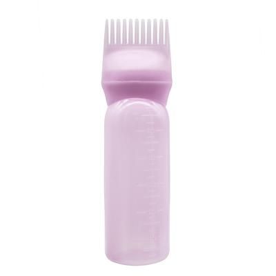 Salon Hair Oil Bottle Premium Hair Care Tools For Coloring, Dyeing & Styling pink