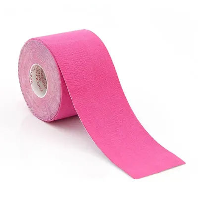 Kinesiology Tape For Face V Line, Neck & Eyes Lifting Wrinkle Remover Sticker Facial Skin Care Elastic Bandage pink