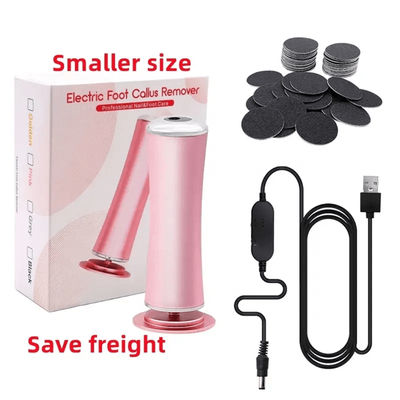 USB Electric Foot Grinder And Callus Remover For Smooth Skin And At Home Pedicures pink