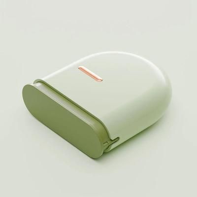 Portable Invisible Braces Storage Box, Compact Retainer Case For Aligners And Mouth Guards green