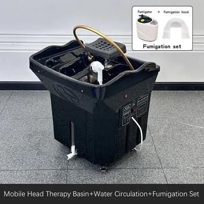 Portable Mobile Shampoo Basin For Salon Chair Hair Washing And Head Spa Setup set 2