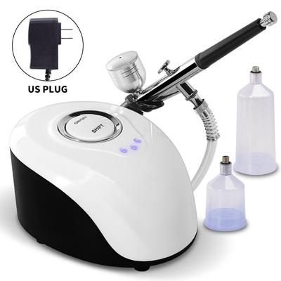Professional Airbrush Machine For Nails Art, Tattoo & Cake Nano Mist Sprayer Beauty Tool With Oxygen Injector plug Us