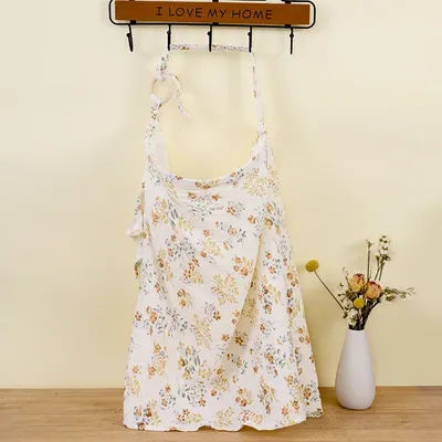 Soft & Breathable Outing Breastfeeding Cover flower