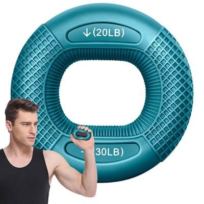 Finger Gripper Ring Hand Exercise & Carpal Relief blue