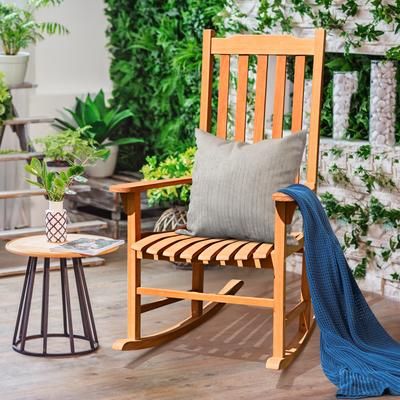 Outdoor Rocking Chair For Patio Deck, Comfortable Single Rocker With Weather Resistant Frame For Backyard, Porch Outdoor Rocking Chair For Patio Deck, Comfortable Single Rocker With Weather Resistant Frame For Backyard, Porch