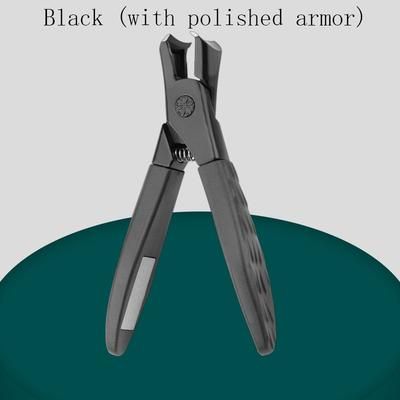 Anti Splash Nail Clippers, Special Single Heavy Duty Nail Trimmer For Thick Hard Large Household Nails black 01
