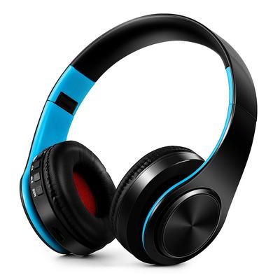 Gold Wireless Bluetooth Headphones For Men Gift, Stereo Headset With Built in MIC & 3.5mm AUX Jack For IPhone Samsung black Blue