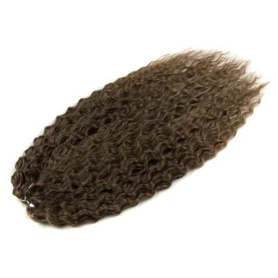 Ariel Hair Water Wave Crochet Braids, Synthetic Twist Curly Hair Ombre Blonde Brown Deep Wave Braiding Hair Extensions t10 14 24inches 60cm