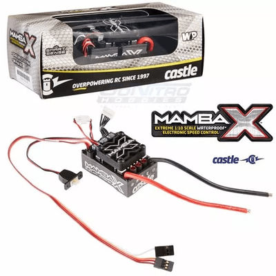 Castle Creations Mamba X 1 10 Sensored 25.2V Waterproof ESC High Performance Brushless Speed Controller Castle Creations Mamba X 1 10 Sensored 25.2V Waterproof ESC High Performance Brushless Speed Controller