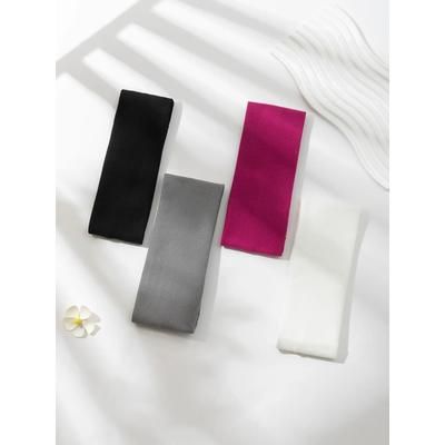 Women Solid Color Elastic Hair Bands, Fashion Yoga Headbands For Running, Sports, Makeup & Face Washing mixed Color 3