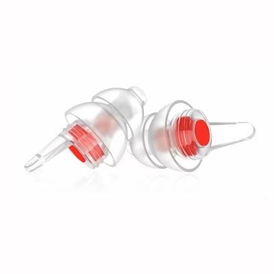 High Fidelity Ear Plugs For Concerts With Noise Reduction And Carrying Case red 2