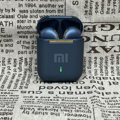 Xiaomi J18 Wireless Earphones HiFi Stereo Sound, Noise Reduction, IPX5 Waterproof Bluetooth Earbuds, Touch Control blue