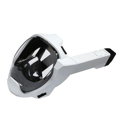 Snorkel Mask Full Face With Dry Breathing System And Panoramic View s m white