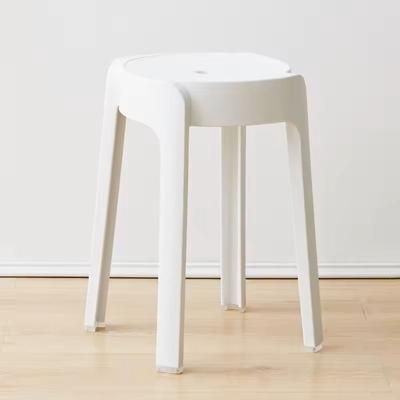 Colorful Step Stool Chair For Living Room Or Entryway white