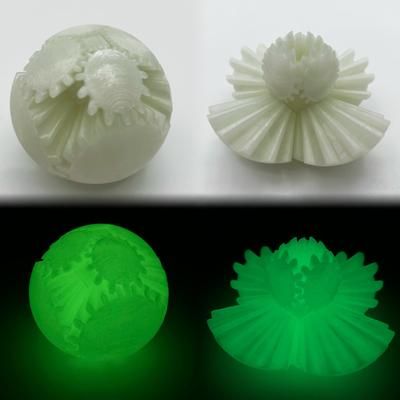 Gear Ball 3D Printed Fidget Toy, Spin Ball Stress Relief Desk Toy For Adults & Kids luminous
