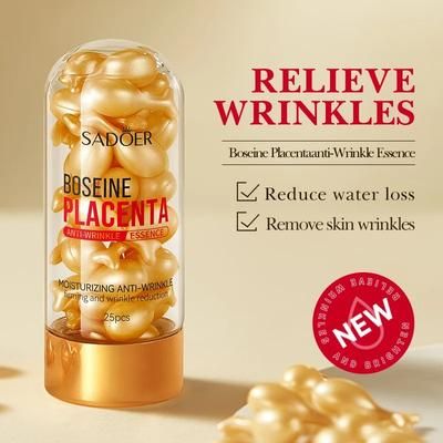 Placenta Capsules Serum Spot Acne Remover Whitening Face Serum, Anti Wrinkle Firming, Brighten Skin Care Cosmetics Placenta Capsules Serum Spot Acne Remover Whitening Face Serum, Anti Wrinkle Firming, Brighten Skin Care Cosmetics