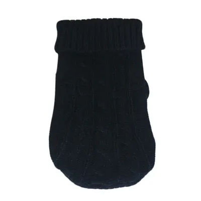 Dog Winter Clothes Knitted Pet Sweater For Small & Medium Dogs, Chihuahua & Yorkshire Puppy black s (6) 1 2kg