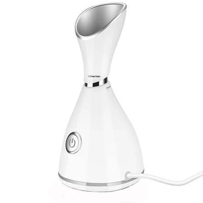 Nano Ionic Face Steamer Portable Facial Hydration Mist Sprayer For Deep Skin Care & Glow On The Go ivory