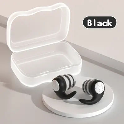 High Quality Noise Earplugs For Sleeping Comfortable Ear Protection With Advanced Noise Reduction Technology black