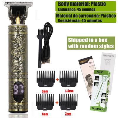 T9 Electric Hair And Beard Trimmer 0mm Precision Cordless Clipper For Men Grooming And Haircuts ohs X2 Dragon