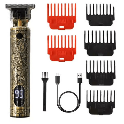 Precision T9 Hair Clipper Rechargeable Trimmer For Men With Three Speed Settings 145bronze Pixiu