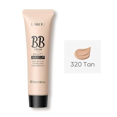 Natural Facial Concealer Primer, BB Cream For Flawless Coverage, Moisturizing Color Correcting Cream, Lightweight Finish tan