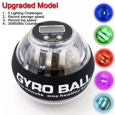 Auto Counter Gyro Ball Wrist Power Ball, Strengthen Arm Gym Workout With Forearm Gyro Trainer digital Display