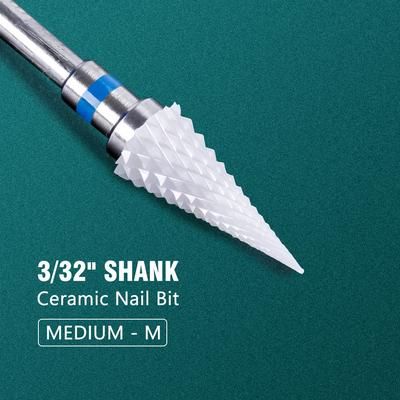 Electric Manicure Drill Bit Set By Dmoley, Ceramic Nail Burr Cutter For Acrylic Nails, Pedicure Tools, And Gel Polish 22