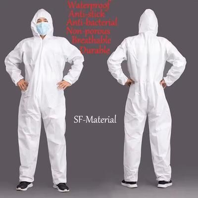 Disposable Protective Coverall Suit For Painting And Industrial Use sf 55g Without Foot Cover l