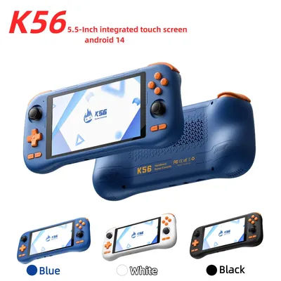 2025 BOYHOM K56 Handheld Game Console 5.5-inch large screen,android 14, downloading games from the Google Store