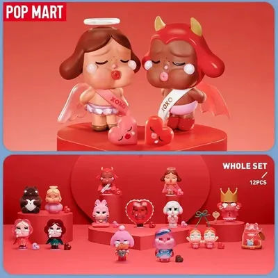 POP MART CRYBABY CRYING FOR LOVE Series Blind Box Guess Bag Original Toys Doll Cute Anime Figure Ornaments Collection Gift